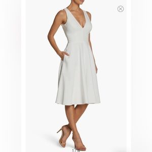 DRESS THE POPULATION Catalina Fit & Flare Cocktail Dress XS